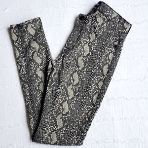 Snake print Hudson skinny jeans